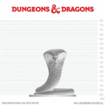 D&D Nolzur's Marvelous Miniatures: Polar Serpent figurėlė