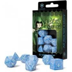 Elvish Glacier & white Dice Set (7) (Kauliukai)