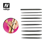 Vallejo - Tools - Budget needle file set (10) adatos