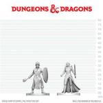 D&D Nolzur's Marvelous Miniatures: Black Gauntlet & Zhentilar Paladin of Bane miniatūros