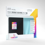 Gamegenic - Prime Double Sleeving Pack Clear/Black (2x100 Įmaučių)