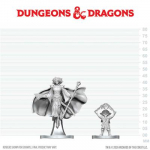 D&D Nolzur's Marvelous Miniatures: Gnome Warlock & Aasimar Wizard miniatūros