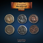 Forged Medieval Coin Set