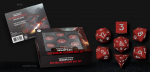 D&D Dragon Scale Silicone Dice Set Red