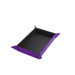 Gamegenic - Magnetic Dice Tray Rectangular Black/Purple (Kauliukų Ridenimo Dėklas)