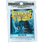 Dragon Shield Small Sleeves - Classic Black (50 įmaučių)