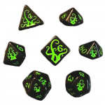 Gelatinous Cube Dice Set Ichor & Slime (Kauliukų rinkinys)