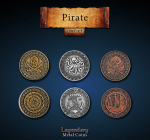 Pirate Coin Set (24) (Monetos)
