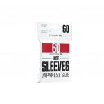 Just Sleeves - Japanese Size Red (60 Įmaučių)