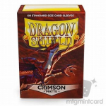 Dragon Shield Standard Sleeves - Matte Crimson (100 įmaučių)