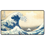 UP - The Great Wave off Kanagawa Black Stitched Playmat žaidimų kilimėlis