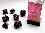 Chessex Speckled Polyhedral 7-Die Set - Silver Volcano (Kauliukai)