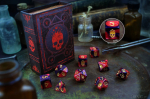 Elder Dice Mark of the Necronomicon Red & Inky Black (kauliukai)