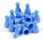 e-Raptor Pawns of the head - blue