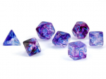 Chessex 7 Die Sets - Nebula TM Nocturnal/blue Luminary 7-Die Set (Kauliukai)
