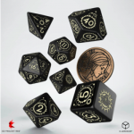 The Witcher Dice Set Ciri - The Zireael (7 & unique coin) (Kauliukai)