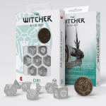 The Witcher Dice Set Ciri - The Lady of Space and Time (7 & unique coin) (Kauliukai)