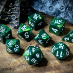 Elder Dice Elder Sign Aegis White kauliukai