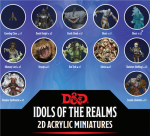 Figūrėlės D&D Dungeons and Dragons Idols of the Realms: Boneyard: 2D Set 1
