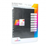 Gamegenic - Sideloading 18-Pocket Pages Black (10 puslapių)
