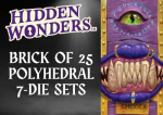Hidden Wonders Assorted 7-Die Polyhedral Set (Kauliukai)