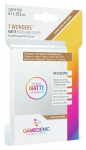 Gamegenic - MATTE 7 Wonders Sleeves 67 x 103 mm - Clear (80 įmaučių)