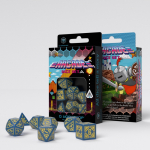 Arcade Blue & Yellow Dice Set (Kauliukai)