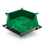 CritStones Folding Dice Tray Dragon Skin Edition Green