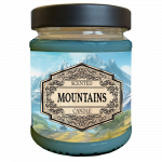 Scented Candle Mountains with Surprise Dice žvakė