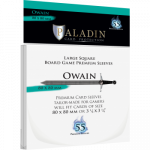 Paladin Sleeves - Owain Premium Large Square 80x80mm (55 Įmautės)