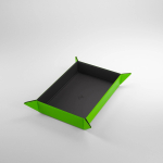 Gamegenic - Magnetic Dice Tray Rectangular Black/Green (Kauliukų Ridenimo Dėklas)