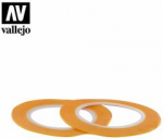 Vallejo - Tools - Precision Masking Tape 1 mm x 18 m Twin Pack