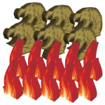 Firesiege: Meeple Upgrade Ballad of Fire stalo žaidimo papildymas