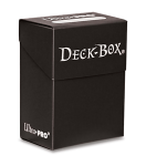 UP - Deck Box Solid - Black (Kortų Dėžutė)
