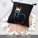 Fabulous Llama Dice Bag kauliukų mai&scaron;elis