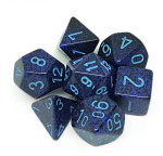 Chessex S/P 7-Die Set - Cobalt (Kauliukai)