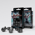 Bloodsucker Black & Silver Dice Set (Kauliukai)