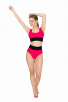 WMP sportinė maudymosi liemenėlė Easy Top Rožinė