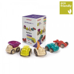 Miniland EKO ma&scaron;inų rinkinys Minimobil (5 vnt.)