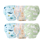 PupiStop mokomosios kelnaitės - atprastukės | 6 vnt rinkinys