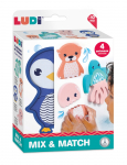 LUDI maudymosi žaislas, sudėk ir prilipink