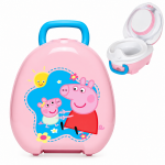 Mokomasis ne&scaron;iojamas naktipuodis Peppa Pig, &scaron;velniai rausva