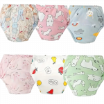 PupiStop mokomosios kelnaitės - atprastukės | 6 vnt rinkinys