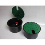 Hidrantas Vandens paėmimui RainBird su sklende, 3/4"" vs.  Dangtelio D-21 cm. Apačia D-18 cm. H-12 cm."