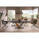 I&scaron;skleidžiamas stalas Genesis Black 180