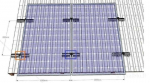 Minirail komplektas 3+ saulės moduliams