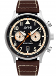 AVI-8 av-4088-01 Carey Dual Time 44mm 5ATM - Laikrodis vyrams
