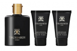 &bdquo;Trussardi Uomo 2011&ldquo; dovanų rinkinys tualetinis vanduo 100 ml + du&scaron;o želė 200 ml + balzamas po skutimosi 200 ml