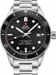 Swiss Military SM34088.01 Diver Quartz Mens Watch 42mm 20ATM - Laikrodis vyrams