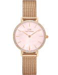 Daniel Wellington DW00100663 Petite Lumine Bezel Melrose Pink 28mm 3ATM - Laikrodis moterims